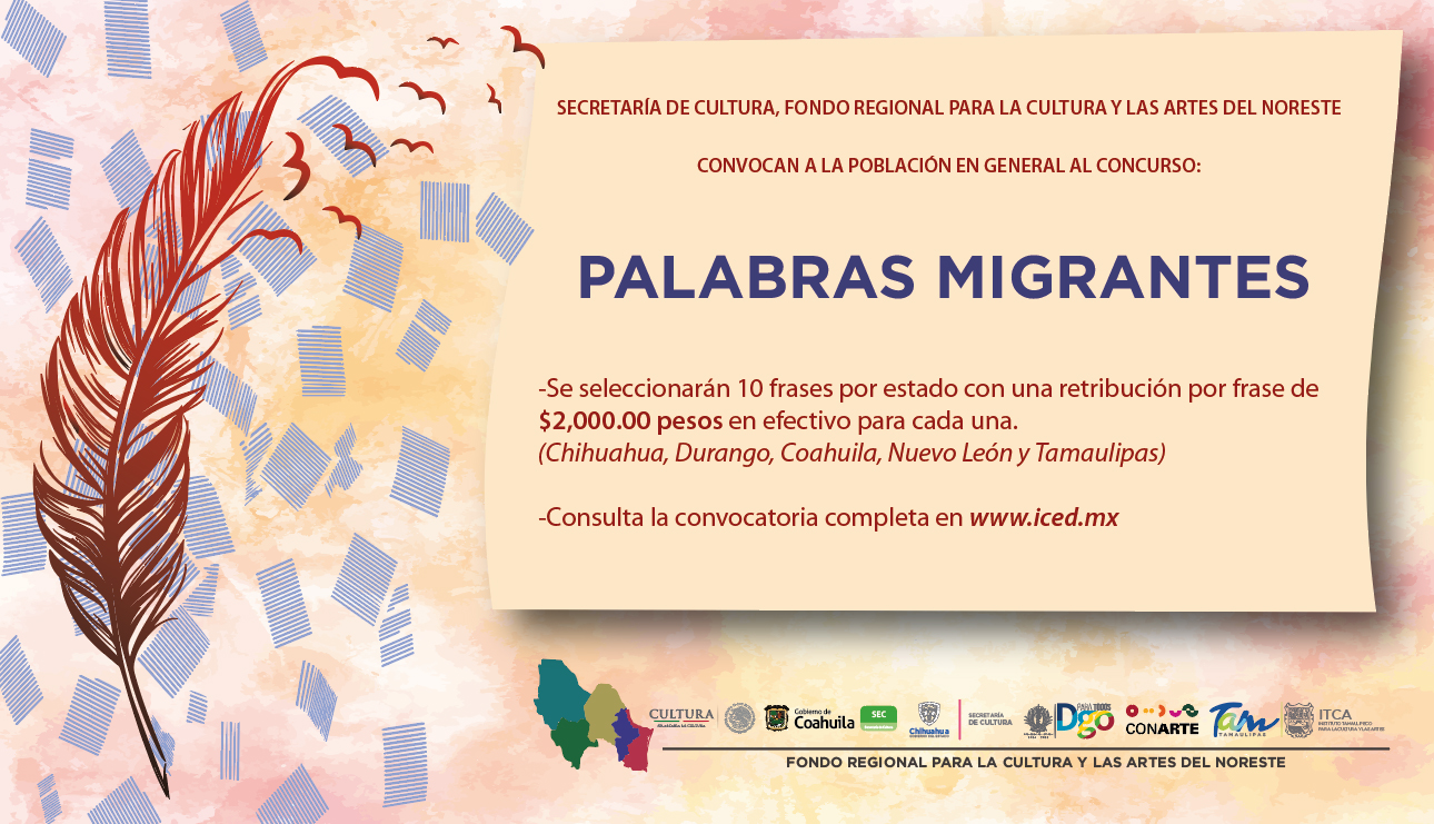 Convocatoria "Palabras Migrantes” del programa FORCAN