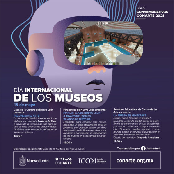 Ofrecerá CONARTE programa cultural para celebrar el Día Internacional de  los Museos : CONARTE Nuevo León