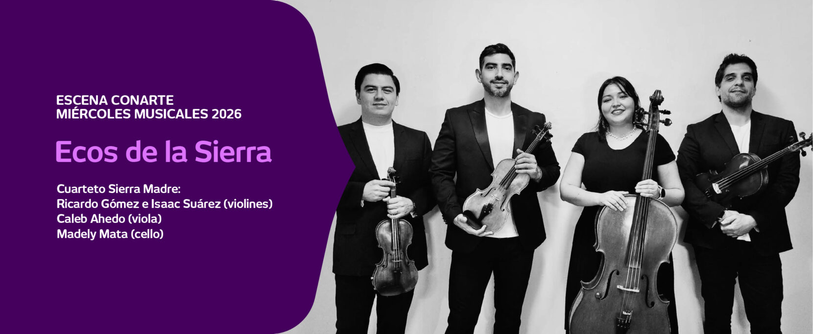 Flyer de Miércoles Musicales 2026 I Ecos de la Sierra