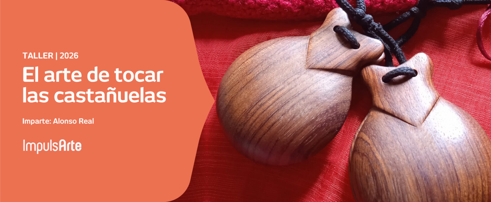 Flyer de Taller I El arte de tocar las castañuelas
